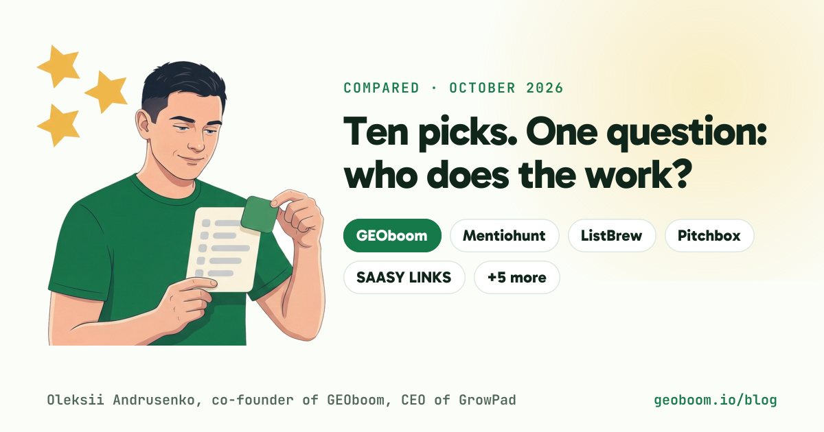 Ten picks. One question: who does the work?